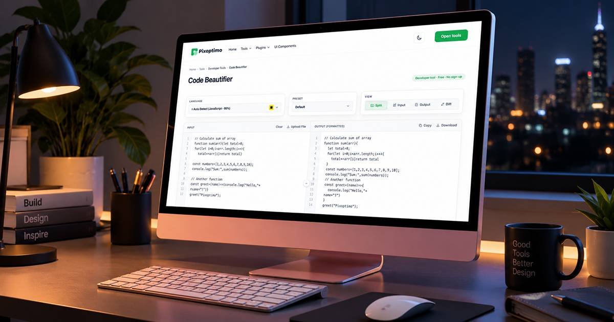 Code Beautifier: Format Messy Code Online in Seconds