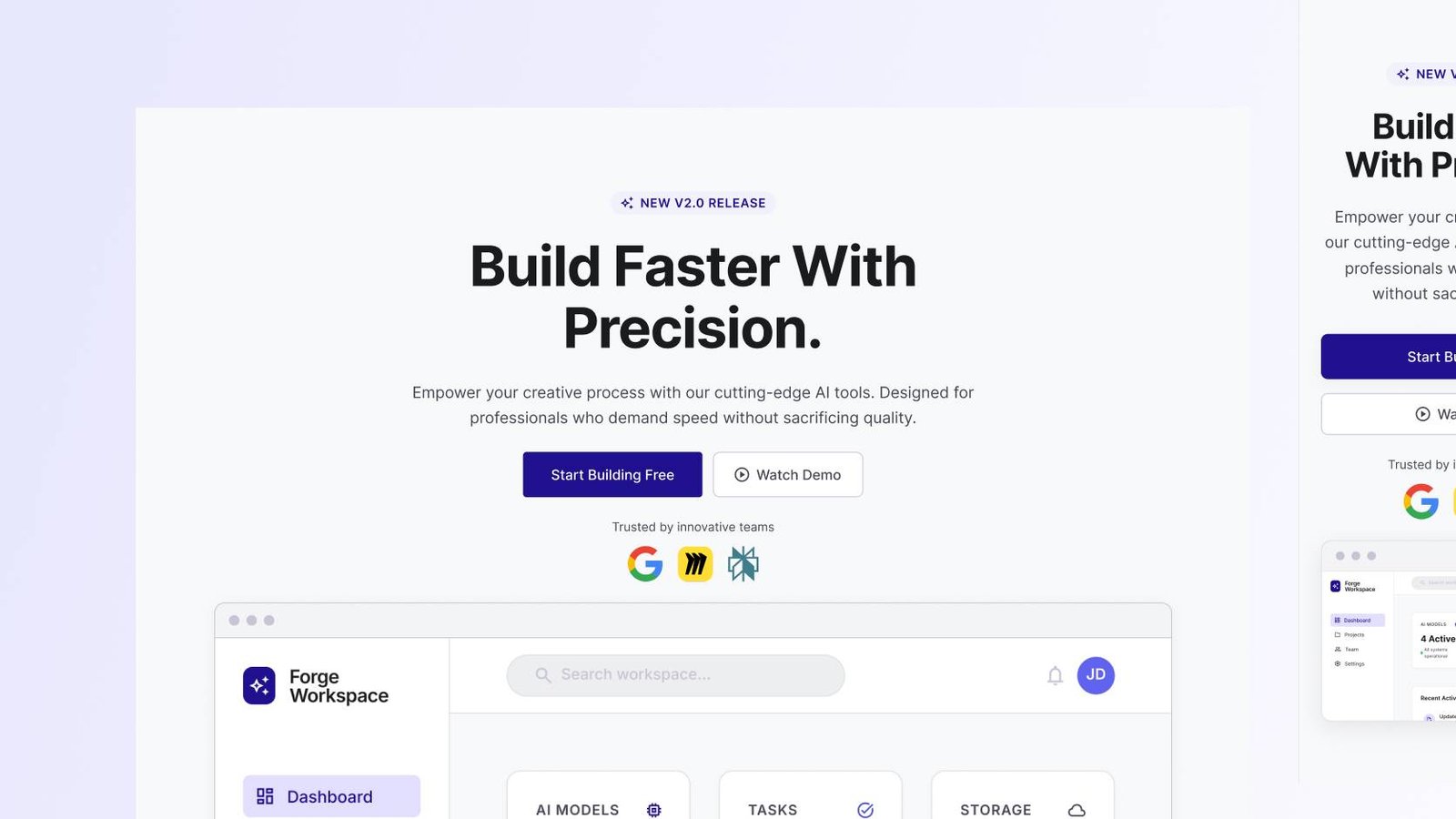 Product Hero – Flat UI