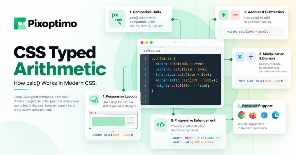 CSS Typed Arithmetic: How calc() Works in Modern CSS